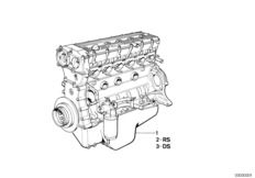 Силовой агрегат для BMW E28 M5 S38 (схема запасных частей)