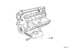 Силовой агрегат для BMW E30 320i M20 (схема запасных частей)