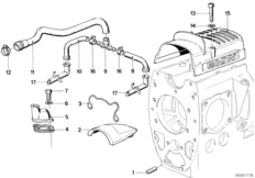 Система вентиляции картера двигателя для MOTO 2472 R 65 RT SF 0 (схема запасных частей)