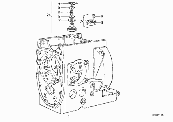 Картер двигателя для MOTO 2477 R 80 RT 0 (схема запчастей)