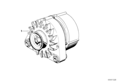 генератор для BMW E36 318i M43 (схема запасных частей)