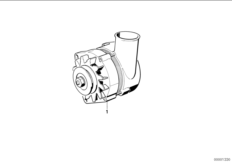генератор для BMW E34 525ix M50 (схема запасных частей)