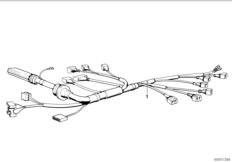 жгут проводов двигателя для BMW E30 325i M20 (схема запасных частей)