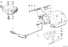Система зажигания для BMW K589 K 100 88 (0521) 0 (схема запасных частей)