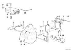 Система зажигания для BMW K569 K 75 S (0563,0572) 0 (схема запасных частей)