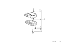 ЭБУ системы зажигания для MOTO 2471 R 65 GS 0 (схема запасных частей)