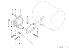 ЭБУ системы зажигания для BMW 2472 R 80 0 (схема запасных частей)
