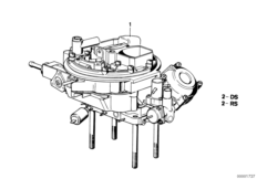 Карбюратор INAT для BMW E12 528 M30 (схема запасных частей)