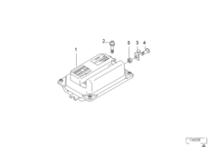 ЭБУ мотроника для BMW 89V2 K 1100 RS (0522,0532) 0 (схема запасных частей)