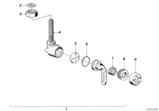 Топливный кран для MOTO 2472 R 65 (20KW) 0 (схема запасных частей)