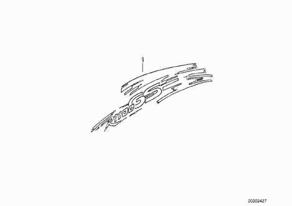 переводная картинка для BMW 259E R 1100 GS 94 (0404,0409) 0 (схема запчастей)