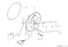 Топливный расходомер для BMW R22 R 850 RT 02 (0417) 0 (схема запасных частей)