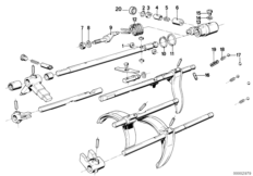Getrag 265/6 внутр.элем.механизма ПП для BMW E23 728iS M30 (схема запасных частей)