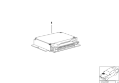 ЭБУ SMG запрограммированный для BMW E36 M3 3.2 S50 (схема запасных частей)