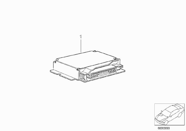 ЭБУ SMG запрограммированный для BMW E36 M3 3.2 S50 (схема запчастей)