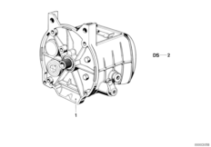 5-ступенчатая КПП для MOTO 2476 R60/5 0 (схема запасных частей)