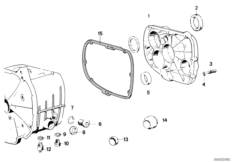 Крышка, уплотнитель КПП/разл.болты для MOTO 2471 R 65 GS 0 (схема запасных частей)