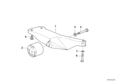 Крепление коробки передач/крепление для BMW E34 525ix M50 (схема запасных частей)