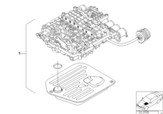 A5S440Z Гидравлический блок управления для BMW E53 X5 4.6is M62 (схема запасных частей)