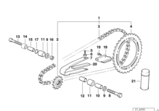 Цепной привод для BMW E169 F 650 ST 97 (0163,0168) 0 (схема запасных частей)