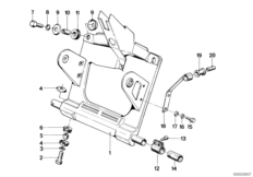 Передняя панель для BMW 248 R65LS 0 (схема запасных частей)