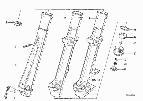 Направляющая труба для MOTO 2476 R60/5 0 (схема запчастей)