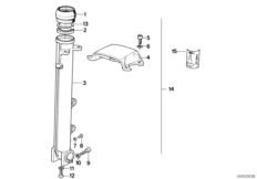 Подвижная труба Sport для MOTO K589 K 100 LT 87 (0506,0516) 0 (схема запасных частей)