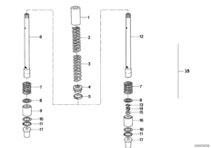 Амортизатор Sport для MOTO K569 K 75 85 (0562,0571) 0 (схема запасных частей)