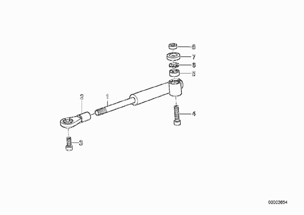 Амортизатор рулевого управления для BMW 89V1 K 100 RS (0523,0533) 0 (схема запчастей)
