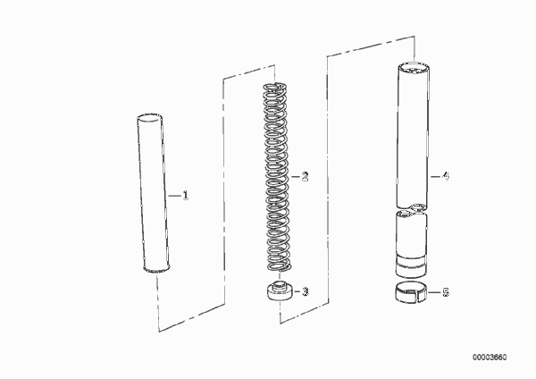 Вертикальная полая стойка для BMW 89V2 K 1100 RS (0522,0532) 0 (схема запчастей)