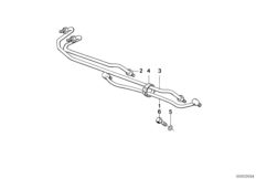Трубопровод гидроусилителя рул.управл. для BMW E30 325ix M20 (схема запасных частей)