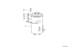 Масляный резервуар/детали для BMW E30 325i M20 (схема запасных частей)
