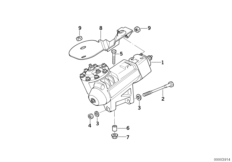 Гидроусилитель рулевого управления для BMW E32 730i M60 (схема запасных частей)