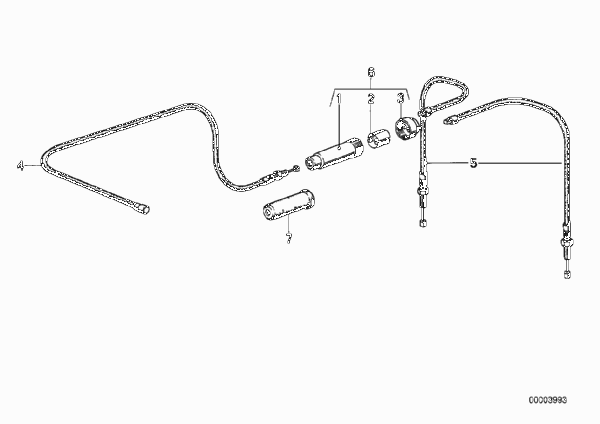 Тяга привода стартера для BMW 259O A10 B08 0 (схема запчастей)