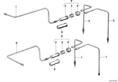 Тяга/тяга привода стартера для MOTO 2477 R 80 RT 0 (схема запасных частей)