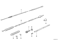 тросовый привод для MOTO K589 K 100 RT 84 (0504,0505,0514) 0 (схема запасных частей)