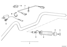Комплект дооснащения обогреваемой ручки для BMW 2473 R 80 R Mystik 94 0 (схема запасных частей)
