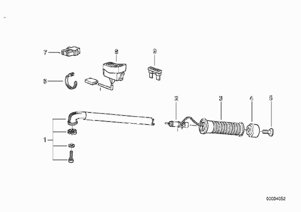 Обогреваемая ручка/дополнительн.элементы для BMW 259S R 1100 RS 93 (0411,0416) 0 (схема запчастей)