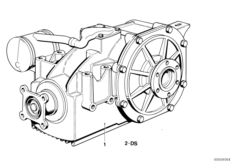 редуктор главной передачи для BMW E12 535i M30 (схема запасных частей)