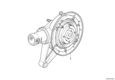 редуктор главной передачи для BMW 47E2 R 80 GS PD (CH) 0 (схема запасных частей)