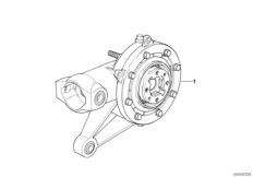 редуктор главной передачи для MOTO 89V2 K 1100 RS (0522,0532) 0 (схема запасных частей)