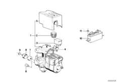 ЭБУ антиблокировочной системы для BMW Z1 Z1 M20 (схема запасных частей)