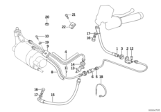 Трубопровод тормозной системы c ABS I Пд для BMW 89V2 K 1100 LT (0526, 0536) 0 (схема запасных частей)