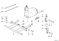Модулятор давления ABS I для BMW 89V2 K 1100 LT (0526, 0536) 0 (схема запасных частей)