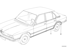 Ремонтные листы для BMW E12 528 M30 (схема запасных частей)