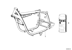Рама передняя часть для MOTO 2471 R 80 ST 0 (схема запасных частей)