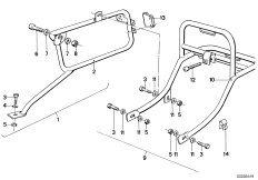 Комплект фиксаторов для чемодана для MOTO 2471 R 80 ST 0 (схема запасных частей)