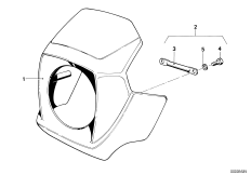Облицовка кокпита загрунтованная для MOTO 248 R45/N 0 (схема запасных частей)