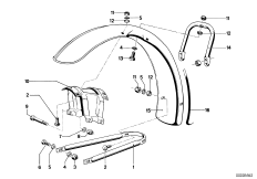 Брызговик Пд для BMW 2476 R90/6 0 (схема запасных частей)