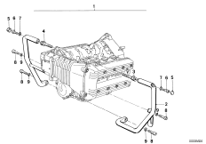 дуга защиты двигателя для BMW K589 K 100 83 (0501,0511) 0 (схема запасных частей)